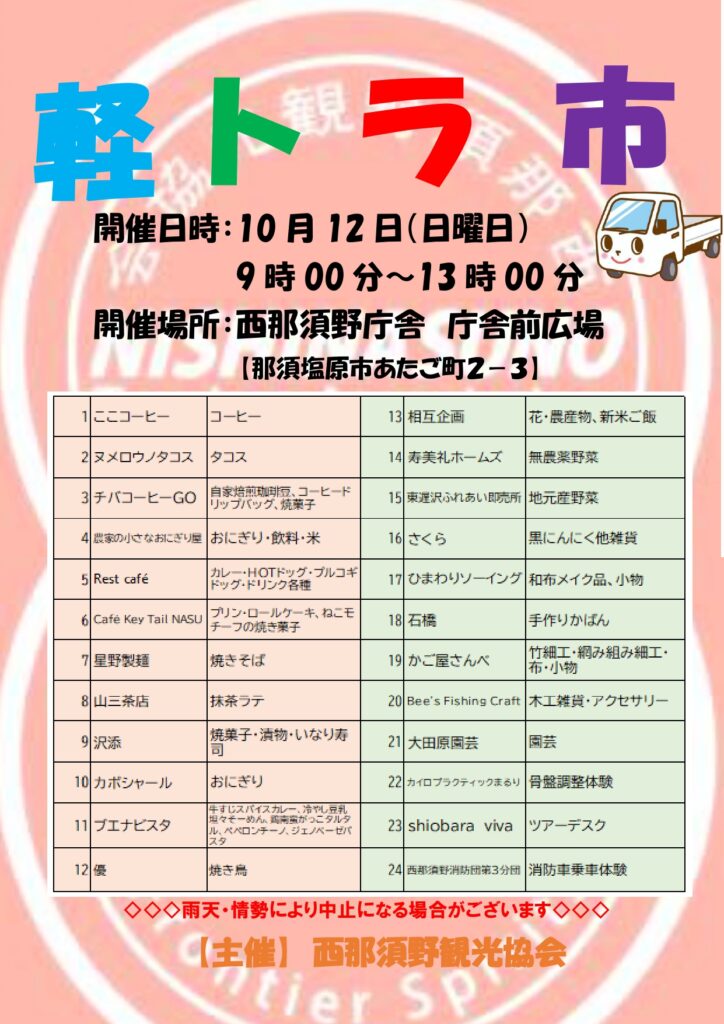 １０月軽トラ市